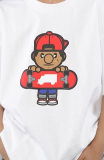 TRUKFIT The Lil Tommy Tee in White Concrete