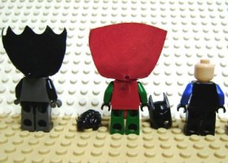 Lego Lot 3 Batman Robin Nightwing Minifigs Minifigures 7780 7783 7785
