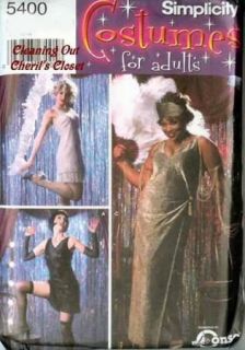 fancy flappers uncut simplicity sewing pattern simplicity 5400 sizes 6