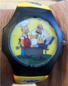 Homer Simpson Burger King Digital Burger Curl Watch