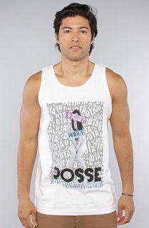 DTA   Rogue Status The Posse Chick Tank in White