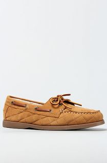 Sebago The Coast Two Eye Shoe in Quilted Tan