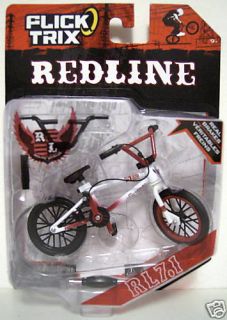 Red Line RL 7 1 Flick Trix BMX White Fingerbike 2009