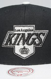 Mitchell & Ness The NHL Wool Snapback Hat in Black Silver  Karmaloop
