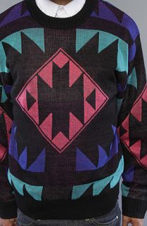Joyrich The Native Print Crewneck Sweatshirt in Black