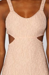 lovers + friends The Love Connection Dress in Mauve Lace  Karmaloop