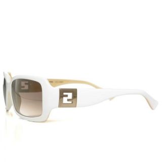 Fendi 451 104 White Gold Designer Sunglasses Designershadesdirect