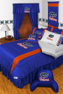 New NCAA uf Florida Gators Full Queen Bed Comforter Set