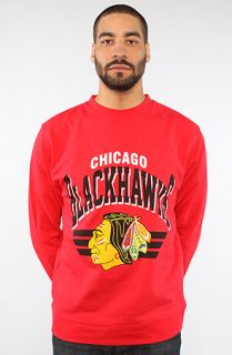 Mitchell & Ness The Chicago Blackhawks Sweatshirt in Red  Karmaloop