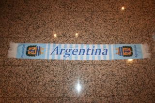 Argentina Crushed Fleece Scarf Scarves FIFA World Cup