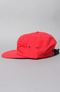 HUF The Classic Script 6 Panel Volley Cap in Red