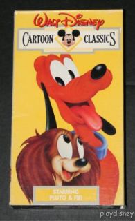 Disney Cartoon Classics   Starring Pluto & Fifi Volume 10 VHS