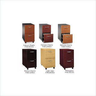  Furniture Series C 2 Drawer Vertical Wood Mobile File Filing Cabinet