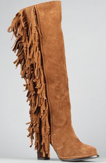 Jeffrey Campbell The Houston Boot in Tan Suede