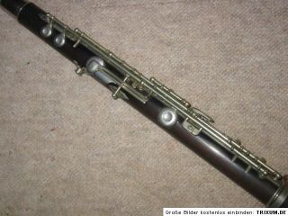 wooden reform (?) flute Aug. Rich. Hammig Boehm (?) flauta flöte