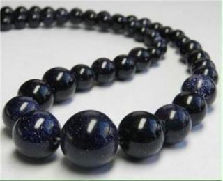  Galaxy Staras Blue Sun Sand Sitara Beads Necklace 17 F 64