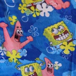 Sponge Bob Polar Fleece Fabric by The Yard