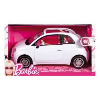   in Box Barbie Doll with Fiat 500 Cinquecento Car Voiture Collectible