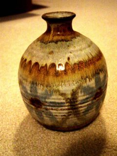 Jim Fineman Art Pottery Vase Mint RARE