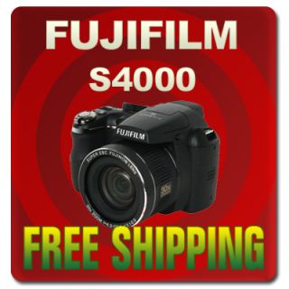Fujifilm FinePix S4000 Digital Camera Black 16GB Kit New 16124248