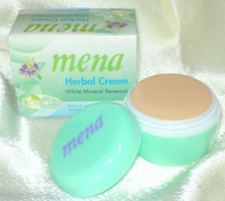 Mena Herbal White Mineral Facial Whitening Cream