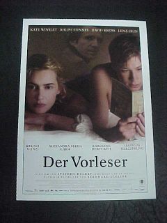 THE READER film card Kate Winslet Ralph Fiennes