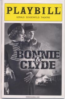 Bonnie Clyde Playbill Ad Jeremy Jordan Newsies Laura Osnes Wildhorn