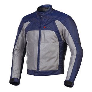 Dainese G Air Flux Textile Motorcycle Riding Jacket Blue Silver