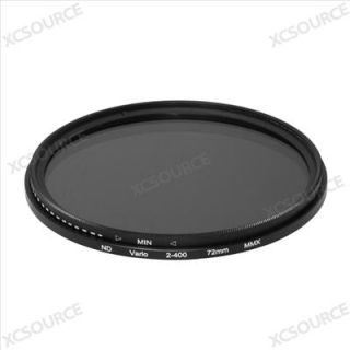 72mm Fader Variable ND Filter Neutral Density ND2 ND4 ND8 ND16 to