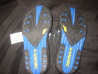  Tony Hawk Black Leather Flip Flops Sandals 2 Shoes Skateboard