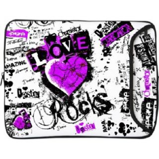 Designer sleeve 15.4 Laptop Sleeve Love Rocks