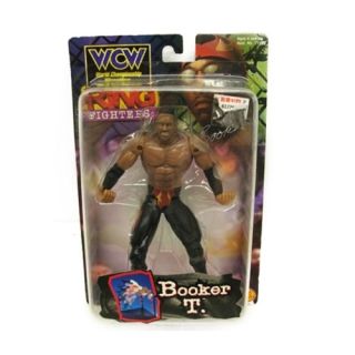 Booker T WCW Ring Fighters Action Figure Unopened Jakks Pacific