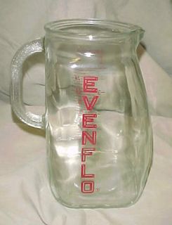 Vintage Evenflo Baby Bump Formula 1 Quart Clear Glass Measuring Cup
