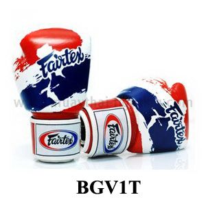 New Fairtex Muay Thai Kick Boxing Glove Thai Pride Gloves BGV1T 8 10