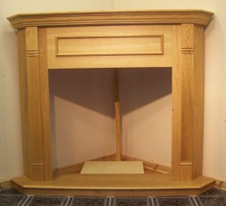  CFM Corner Cabinet for Gas Fireplace 36 Honey Oak Model F0CH36 Mantel