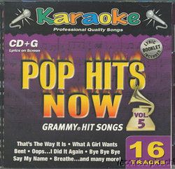  Now Vol 5 Karaoke CD+G 16 Songs Creed Madonna Celine Dion Faith Hill