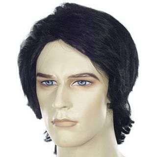 Fulton Reed Shane Falco Black Mens Wig Replacements Mighty Ducks New