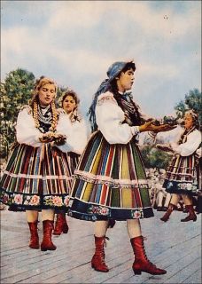 Poland Folk Dancing Native Dress Lowicz Dress Photographer
