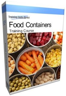Food Containers Cans Tins Storage Training Book Course