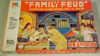 Milton Bradley Family Feud 3RD Edition Board Game based on T.V. Show