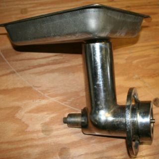 Meat Grinder with Pan Attachment