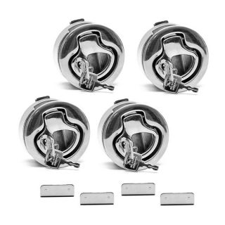 SOUTHCO M1 546 FLUSH PULL STAINLESS STEEL LOCKING BOAT LATCH (SET OF 4