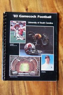 1983 South Carolina Football Media Guide Press Guide
