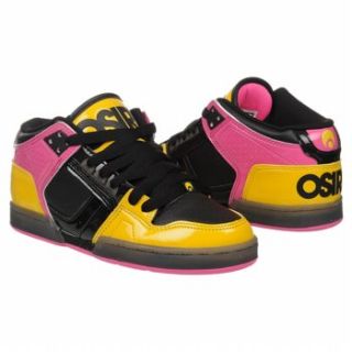 Athletics Osiris Womens NYC 83 Mid Black/Yellow/Pink 