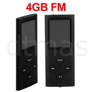  USB 4GB 4G  MP4 Photo Music Video Player FM Voice Recorder