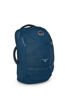 Osprey Farpoint 40 Backpack Travel Bag Lagoon Blue Small Medium New