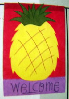 Welcome Pineapple Flag Small Mini Garden 11 x 15 Toland 