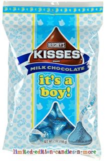 Its A Boy Hersheys Kisses Blue Foil Baby Shower Favor