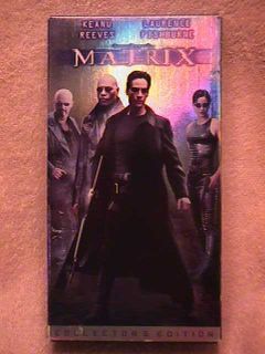 The Matrix VHS Keanu Reeves Laurence Fishburne V4 085391698531