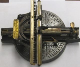 Antique Cast Iron ODELLS Typewriter March 5, 1889 ~ VINTAGE